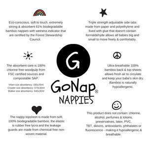 GONAP travel all in one nappy pack product information