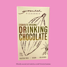 Load image into Gallery viewer, Grounded Pleasures Exquisite Original Drinking Chocolate Mini 50g box 
