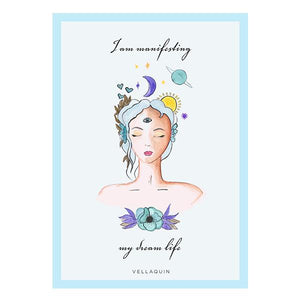 MANIFESTING YOUR DREAM LIFE AFFIRMATION CARDS DECAL SET