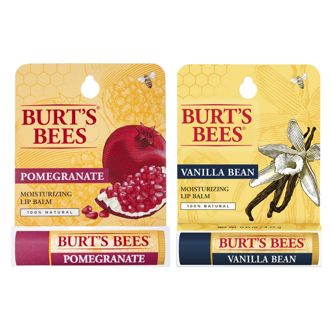 Burt's Bees Lip Balms in packaging
